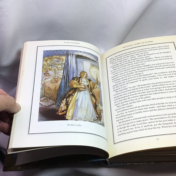 Stories from Grimm Children's Treasury fairy tales HC/DJ 1990s children's book - Picture 9 of 13